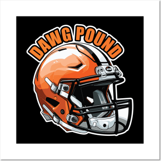 Dawg Pound Helmet Posters and Art